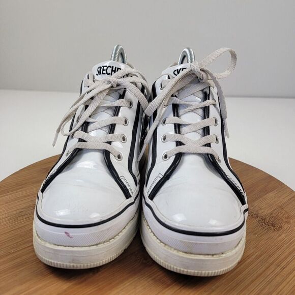 Vtg Skechers 90s Y2K Platform Chunky Heel Booties Women’s Jammers Shoes Sz 7 - Picture 2 of 16